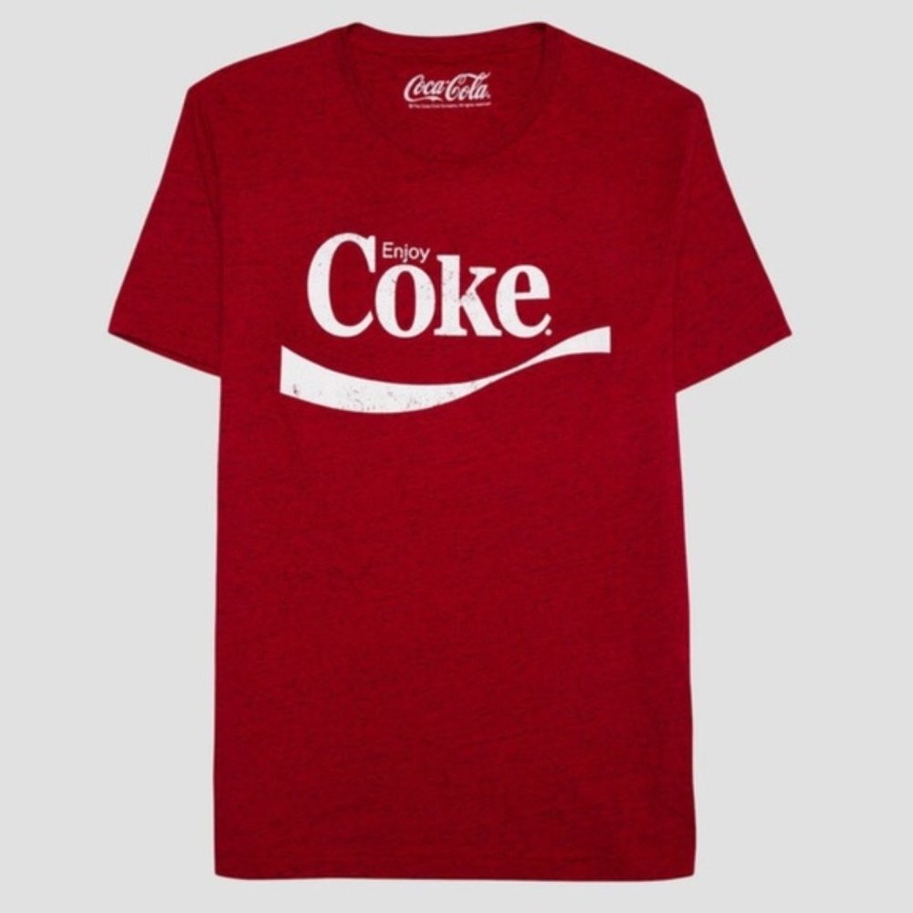 COCA-COLA Red Enjoy Coke Short Sleeve Shirt